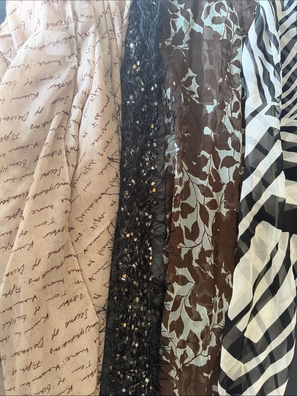 Set of FOUR (4) Fashion Scarves